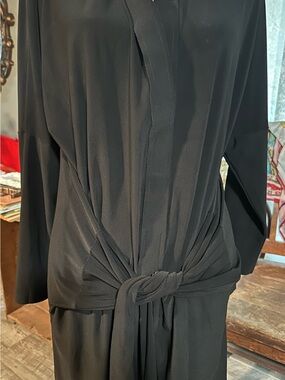 Karma Black Long Sleeve Slim Top